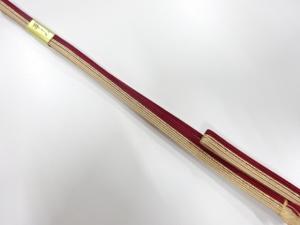 未使用品　正絹　帯留め用　手組三分紐
